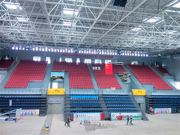 桐乡电厂体育馆网架加工